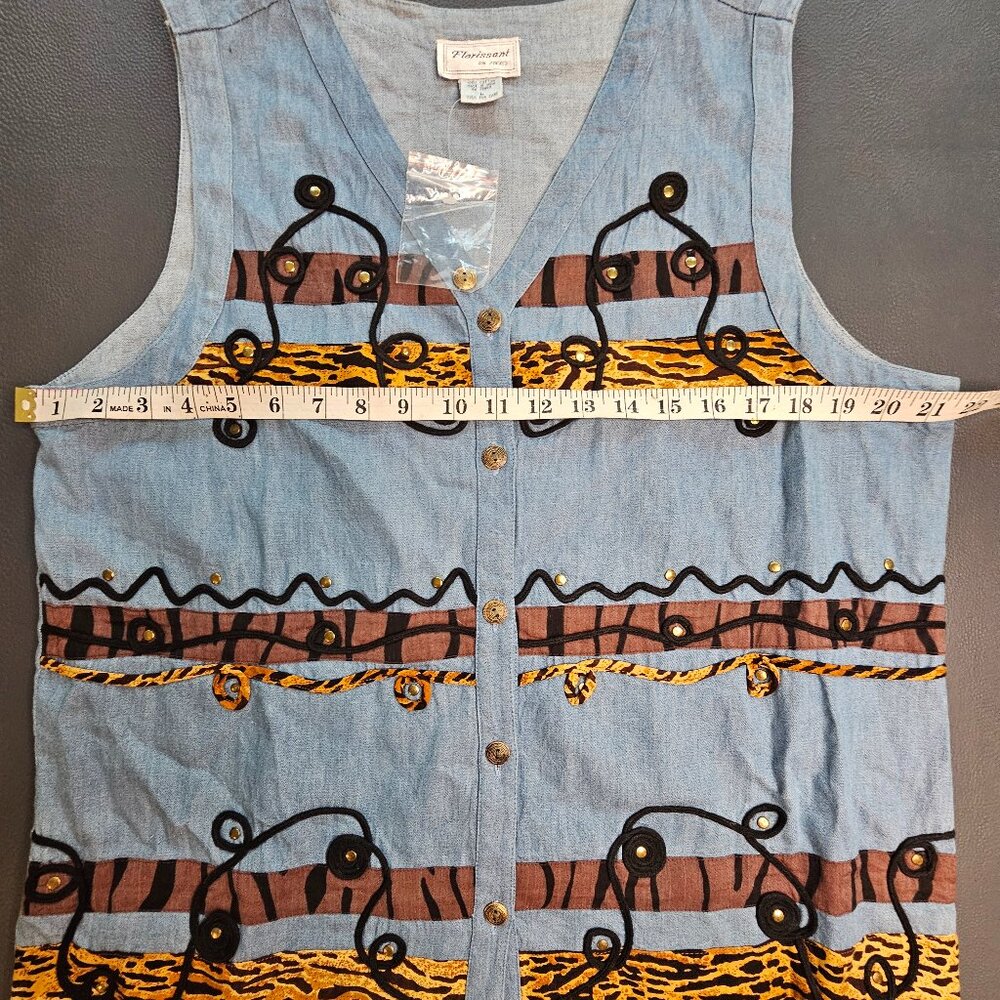 Vintage Florissant Denim Vest